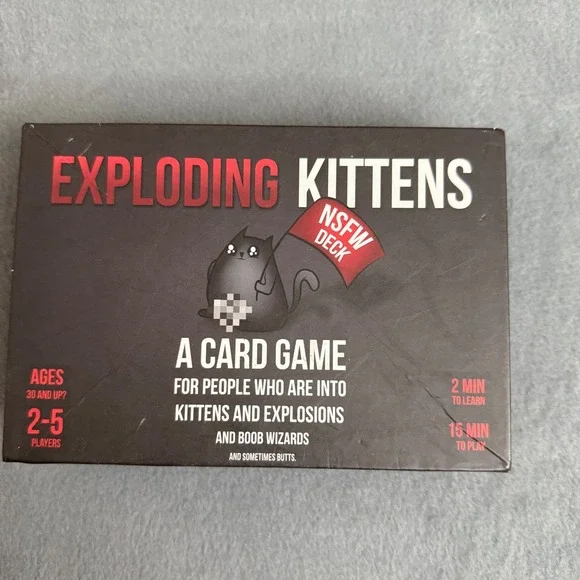 Exploding Kittens NSFW Edition Card Game Ages 30 Up 2-5 Players - Picture 1 of 4